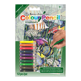 Royal Brush Mini Colour Pencil by Number Kit 5X7Tropical Underwater Life