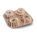 Baker's Secret Nonstick for Fluted Cake Pan, Heavy Duty Die Cast Aluminum Fluted Cake Baking Pans, 2 Layers Non-stick Coating Fo