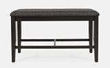 Jofran Inc. American Rustics Upholstered Counter Bench