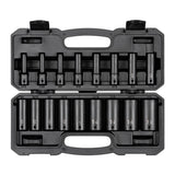 TEKTON 1/2 Inch Drive Deep 12Point Impact Socket Set, 17Piece (5/1611/4 in.) | SID92337