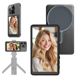 BEBIR 4 Vlog Selfie Monitor Screen for iPhone - Magnetic Back Camera Monitor with 4K HD, Wireless Remote, WiFi Live View & Built