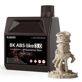 ELEGOO 8K ABS-Like 3.0 3D Printer Resin, Ultra Precision, 405nm Fast UV Curing Photopolymer 3D Resin for 8K 9K 12K 16K Resin 3D