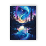 Wergund 5D Diamond Art Tree, Diamond Art Kits for Adults Aurora Scenery, Diamond Painting Full Drill Crystal Rhinestone Embroide