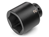 TEKTON 1/2 Inch Drive x 2 Inch Deep 6-Point Impact Socket | SID23051