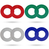 44LLC 44SPORT Olympic Fractional Plates -Pair of 1/4, 1/2, 3/4, 1 lb Weights (8 Plates. Total Weight: 5lbs)