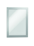 DURABLE Self-Adhesive Magnetic DURAFRAME Document Sign Holder, Half Letter-Size 5-1/2 x 8-1/2, Silver, 2 Pack (491323)
