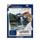 Royal & Langnickel Paint by Number Kit Artist Canvas Series 9X12, Mountain Waterfall
