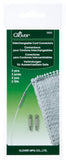 Clover Needlecraft 3650 Interchangeable Cord Connector Silver, Gray, 7.25 Height x 2.75 Length x 0.75 Width
