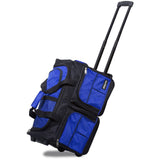 Dejuno 20Inch Carryon Rolling Duffle Bag, Blue, One Size