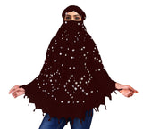 Rivaniv Cotton Long Scarf Cum Mask Scarves Usable For Vehicle Driver, Bandhani Printed Design, Universal Size, For Girl & Women,