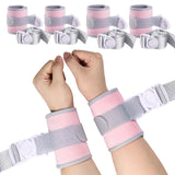 lefeke Patient Medical Restraints with Quick Release Buckles, Bed Restraints Belts for Wrists and Ankles, Limb Holder Movement L