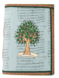 Purpledip Handmade Paper Journal Tree Of Life: Vintage Diary Notebook With Thread Closure (12131)