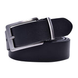 Kaezri Genuine Leather Formal And Casual Black Belt For Men
