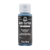 FolkArt multisurface metallic paint, 2 oz, Charcoal Black