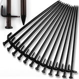 Beefoor Tent Stakes 12 inch Heavy Duty Tent Pegs Tarp Pegs Camping Stakes for Outdoor Camping Canopy and tarp Suitable For High