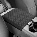 JOYTUTUS Center Console Cover Compatible with 2004-2010 Ford F150 with 40/20/40 Jump Seat, Leather Armrest Cover Center Console
