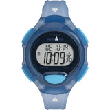 Timex Womens Ironman Essential 34mm Watch - Blue Strap Digital Dial Blue Case