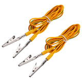 Meccanixity Esd Grounding Cable Cord With Alligator Clip 3.0M/118 Long Yellow AntiStatic Ground Wire Cable Clip For Eliminate C