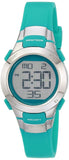 Armitron Sport Womens 45/7012TEL Digital Chronograph Teal Resin Strap Watch, 27mm, Teal/Silver