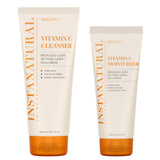 InstaNatural Vitamin C Fan Favorites Cleanser and Moisturizer Kit, Brightens, Reduces the Look of Fine Lines and Uneven Texture,