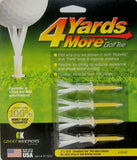 4 Yards More Golf Tee - 2 3/4 - Yellow (4 Tees)