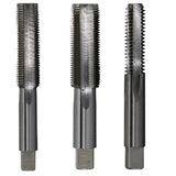 Drill America m20 X 2 Carbon Steel Tap Set (Set of 3), DWT Series