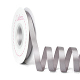 Laferri Silver Satin Ribbon,Double Faced 3/8 X 25 Yards,Fabric Ribbon Use for Gift Wrapping DIY Craft Floral Bouquets Wedding Pa