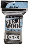 Red Devil 3332 Steel Wool MultiGrade Pack, 6 Pads, Gray, 6 Count