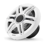 Clarion CMSP-651-SWG Premium 6.5-inch Coaxial Marine Speakers, 50W RMS, with White & Gray Metallic Grilles