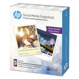 HP StickyBacked Photo Paper | Glossy | 4x5 | 25 Sheets