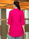 Libas Women'S Straight Tunics (58224_Pink Pink L