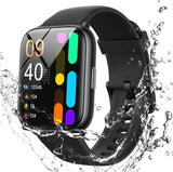 Smart Watch for Men Women, 1.8 Full Touch Screen Fitness Tracker with Heart Rate SpO2 Sleep Monitor, 100+ Sports 5ATM Waterproo