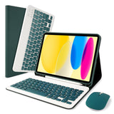 LAMA Keyboard Case with Mouse for iPad (A16) 11th Gen 2025 /10th Gen 2022, Magnetic Case with Keyboard for iPad 11-inch (A16) /