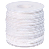 MadMedic Candle Wicks Bulk 24 Ply 1.9mm #24ply/ft Braided Cotton Wick Spool 200 ft 66 Yards White Woven Wix Candle Wicks for Can