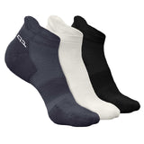 Heelium Men Bamboo Ankle Socks | OdourFree And Breathable | Padded Base And AntiBacterial | 3X Softer Than Regular Socks, Asso