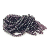 Chengmu 6mm Violet Rondelle Glass Beads for Jewelry Making 720pcs Faceted Briolette Shape Crytal Spacer Beads Assortments Suppli