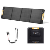 BougeRV 200W Portable Solar Panel, Fiberglass Solar Charger, Up to 25% Conversion Hight Efficiency, N-Type Foldable Solar Panel,