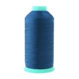 Mandala Crafts Size 46 210D T45 Bonded Nylon Thread - Airforce Blue 2843 YDs Tex 45 Heavy Duty Sewing Threads for Leather, Jeans