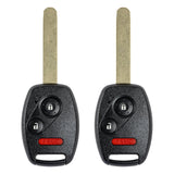 Vurkcy Key Fob Replacement for 2005 2006 2007 2008 Honda Pilot Car Keyless Entry Remote Control, CWTWB1U545, 3 Buttons, 2Pcs