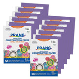 Construction Paper, Violet, 9 x 12, 50 Sheets Per Pack, 10 Packs