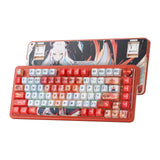 Redragon K673 PRO SE 75% 81 Keys Wireless Gasket RGB Gaming Keyboard, 3-Mode Anime Mechanical Keyboard w/Hot-Swap Socket, Dedica