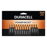 Duracell Coppertop AAA Batteries with Power Boost Ingredients, 20 Count Pack Triple A Battery with Long-lasting Power, Alkaline