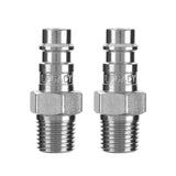 Flexzilla Pro High Flow Plug, 1/4 Body, 1/4 MNPT, 2 Pack A53440FZ2PK