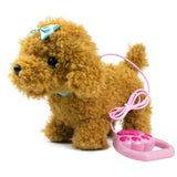 YH YUHUNG Walking Dog Toys for Kids with Remote Control Leash, Plush Electronic Pets Puppy Interactive Dog That Walk, Bark, Head