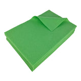 Jtnohx Color Felt, Soft Felt Sheets, 1.4mm Thick 8x12 Handicraft Felt Fabrics 20Pcs for DIY and Sewing Projects (Light Green)
