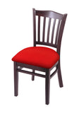 Holland Bar Stool Co. 3120 18 Chair with Dark Cherry Finish and Canter Red Seat