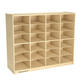 Childcraft Mobile Cubby Unit, 24 Tray Capacity, 50 X 16-3/4 X 42 Inches