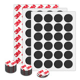 Pre-Cut Adhesive Magnets for Classroom,Peel and Stick Magnet 0.08 Thick,Small Magnetic Dots with Adhesive Backing,Size 1.2 Circl