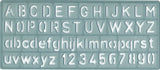 acme 3/8 /10mm Lettering Guide KT10001, Clear