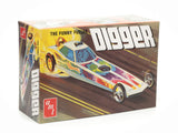 AMT Skill 2 Model Kit Digger Dragster The Funny Fueler 1/25 Scale Model